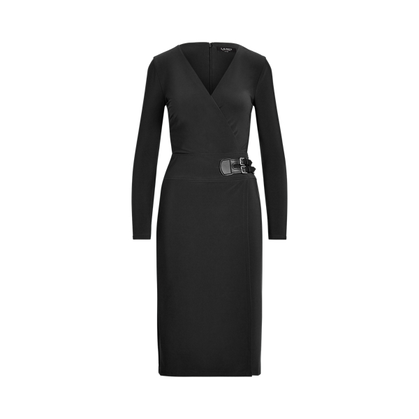 Ralph lauren side tie jersey dress online