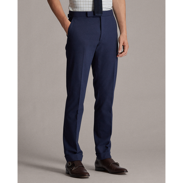 Navy Gregory Stretch Twill Trouser Purple Label 3