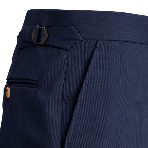 Navy Gregory Stretch Twill Trouser Purple Label 5