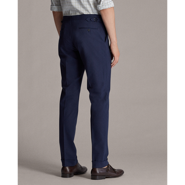 Navy Gregory Stretch Twill Trouser Purple Label 4