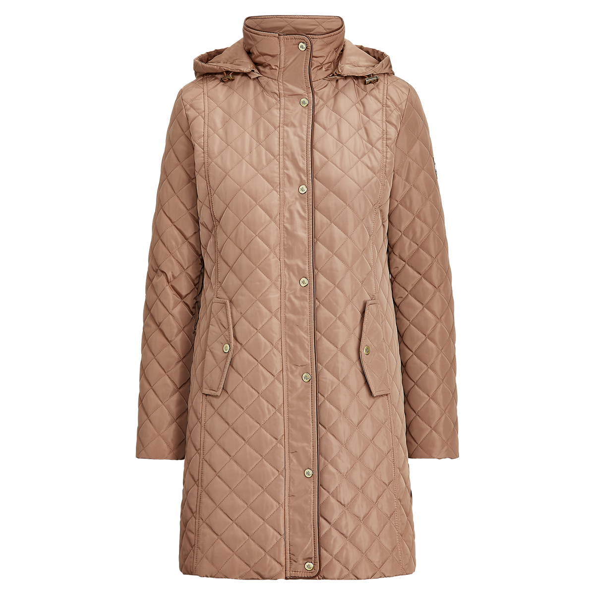 Ralph lauren quilted hooded jacket online