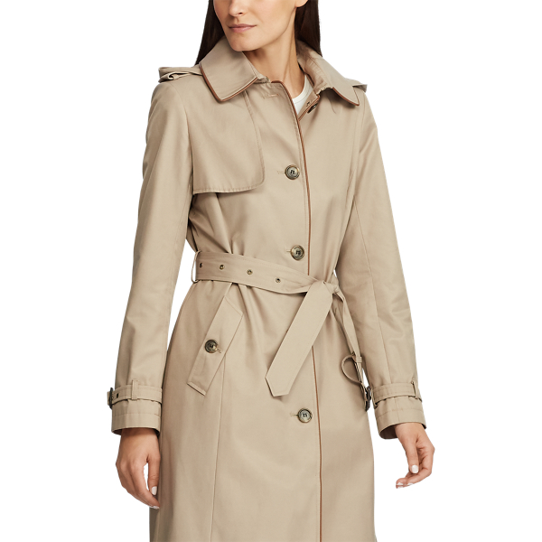 Hooded Trench Coat