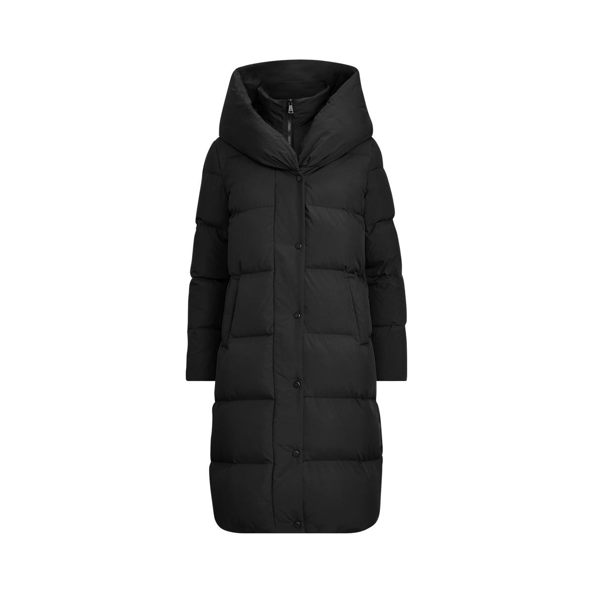 Big collar puffer coat hotsell