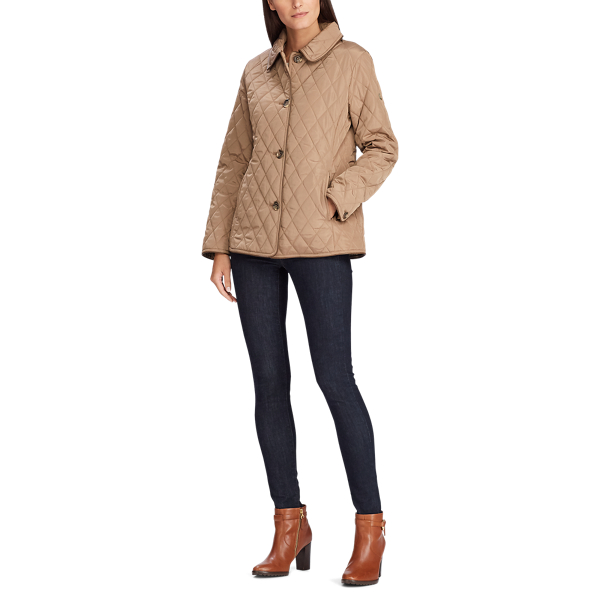 Vicuna Quilted Jacket Lauren Petite 3