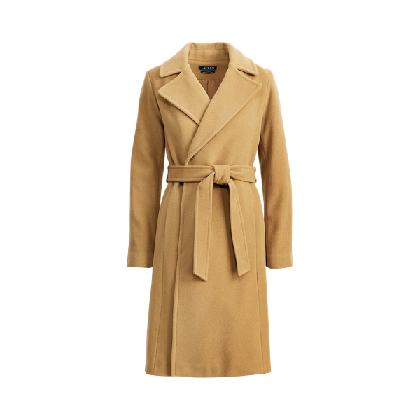 Wool Cashmere Wrap Coat