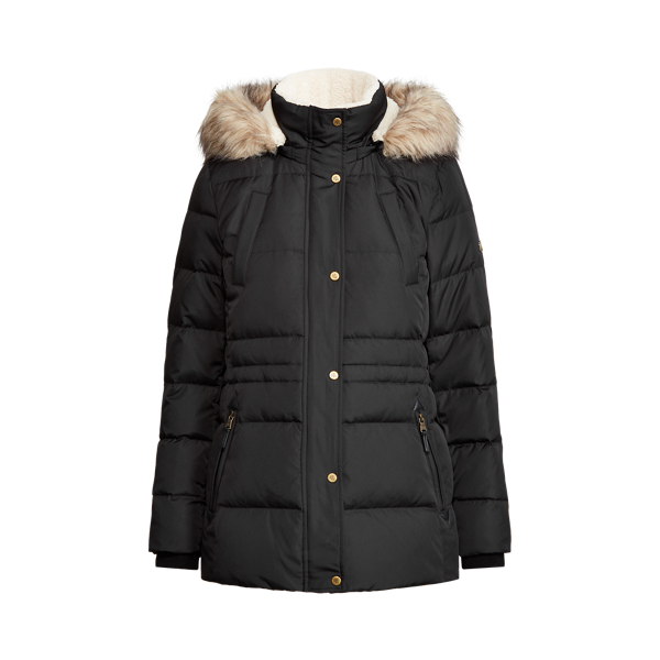 特別価格！Lauren Ralph Lauren Corduroy-Trim Quilted Coat s7-1340729_lifestyle?$rl_4x5_pdp$