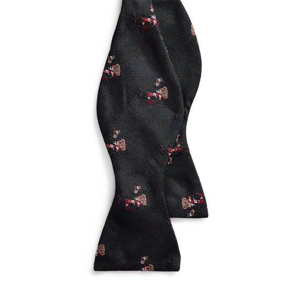 Cocoa Bear Silk Bow Tie Polo Ralph Lauren 1