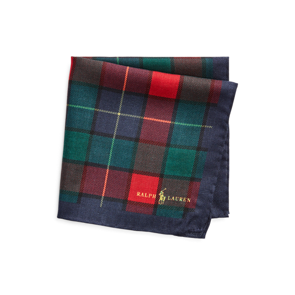 Tartan Wool Pocket Square Polo Ralph Lauren 1