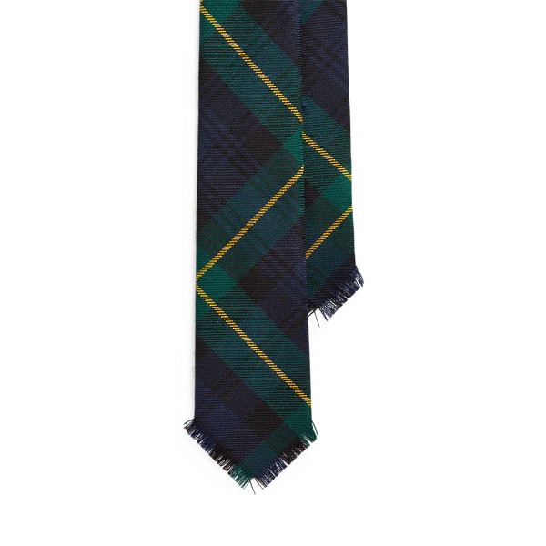 Tartan Wool Narrow Tie