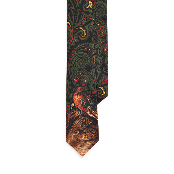 Paisley Pheasant Silk Tie Polo Ralph Lauren 1