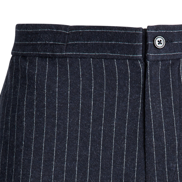 Navy Heather Chalkstripe Chalk-Stripe Knit Pant Polo Ralph Lauren 5