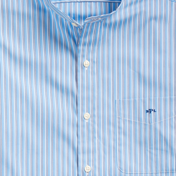 Ceil/Blanc Custom Fit Striped Shirt Polo Ralph Lauren 7