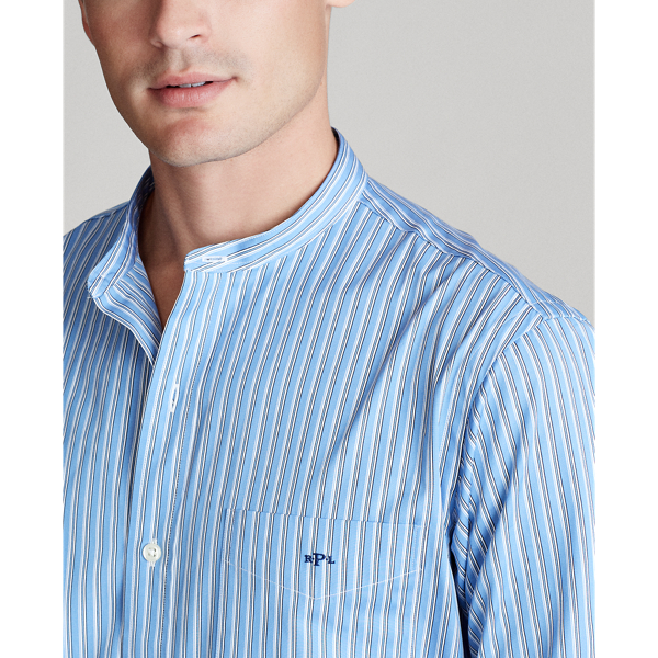 Ceil/Blanc Custom Fit Striped Shirt Polo Ralph Lauren 6