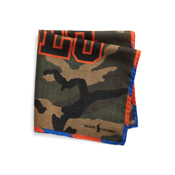 Pa&ntilde;uelo de bolsillo Polo de lana con camuflaje