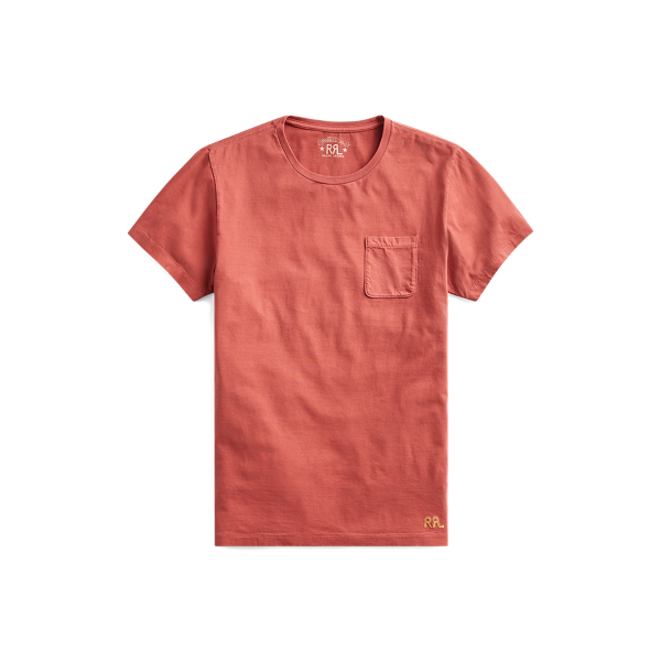 Camiseta te&ntilde;ida en prenda con bolsillo