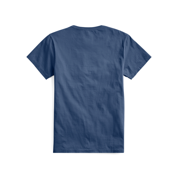 Peeler Navy Garment-Dyed Crewneck T-Shirt RRL 2