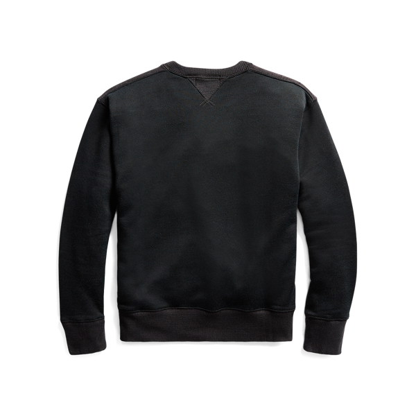 Black/Charcoal Fleece Graphic Sweatshirt RRL 2
