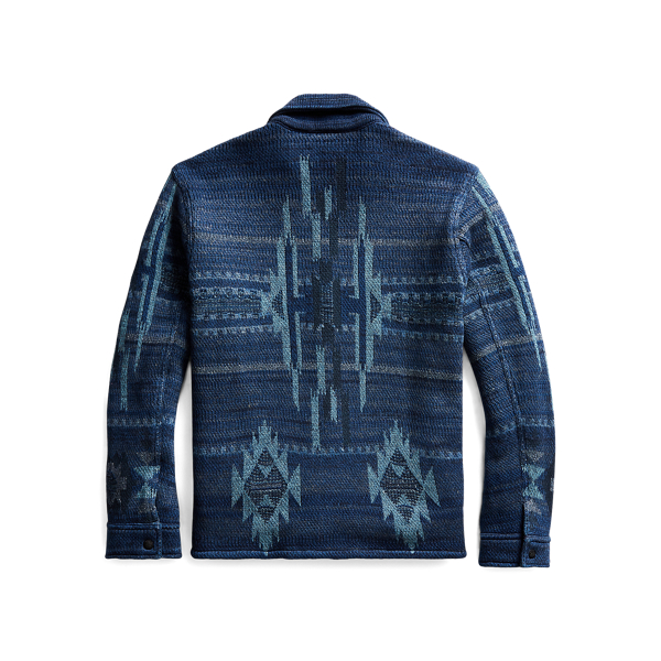 Indigo Multi Indigo Workshirt Jumper RRL 2