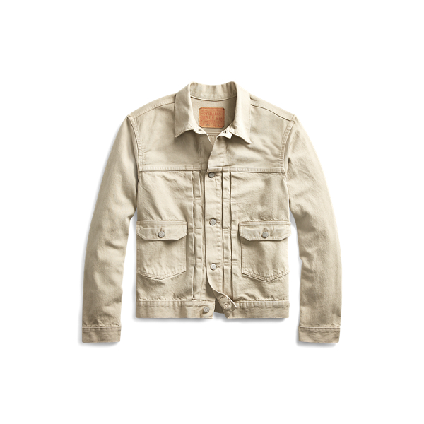 Veste cintr&eacute;e en denim RRL en 1