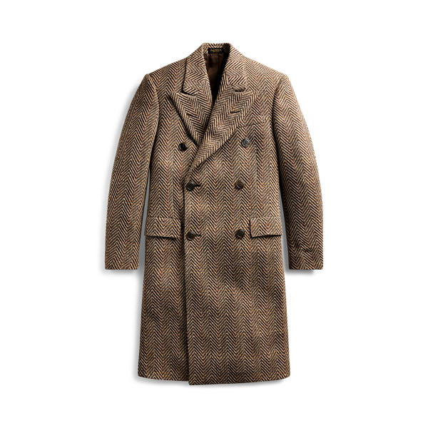 Wool Herringbone Topcoat RRL 1