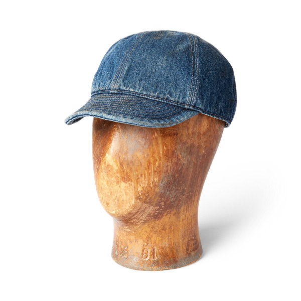 Medium Indigo Indigo Denim Cap RRL 1