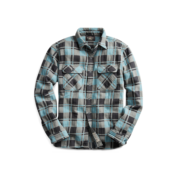 Plaid Jacquard Workshirt RRL 1