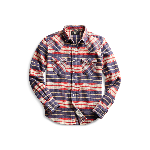 Ralph Lauren western plaid sold shirt