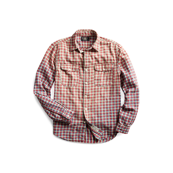 Camicia scozzese in twill RRL in 1