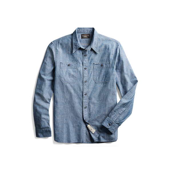 Polo ralph lauren men's chambray shirt best sale