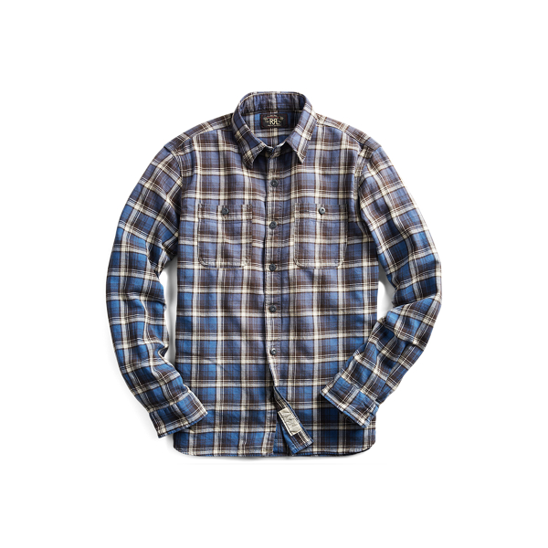 Plaid Twill Workshirt RRL 1