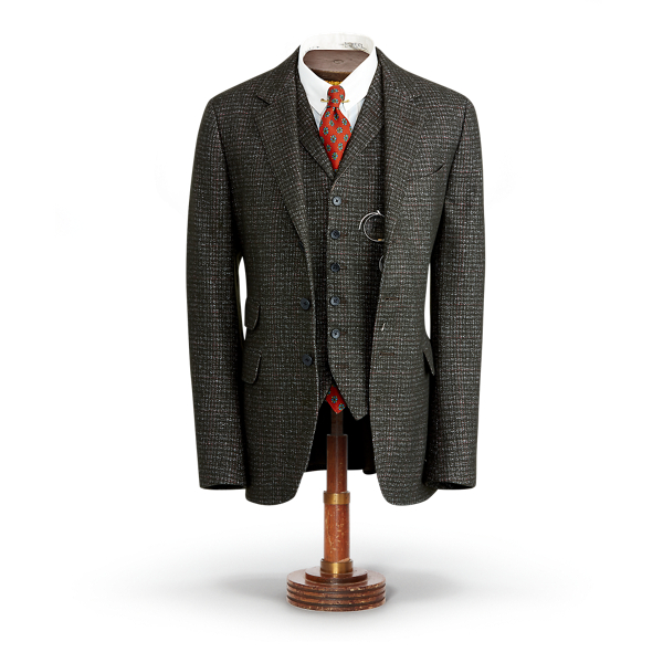 Plaid Wool-Blend Suit Jacket RRL 1