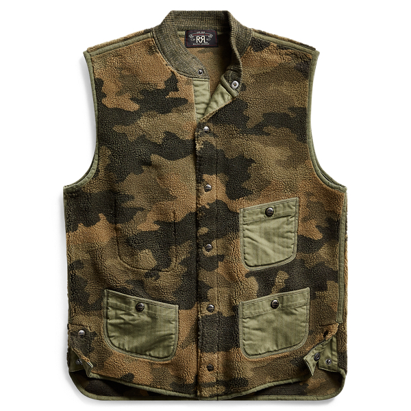 Camo Fleece Vest