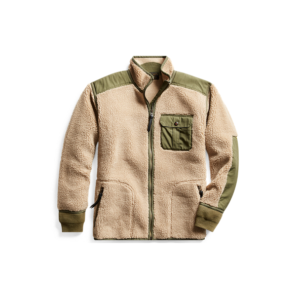 Veste molleton &agrave; pans en ripstop RRL en 1