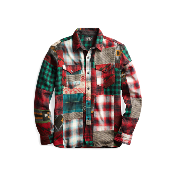 Patchwork Plaid Workshirt RRL in 1