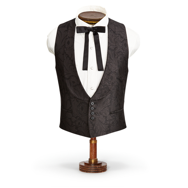 Jacquard Tuxedo Vest