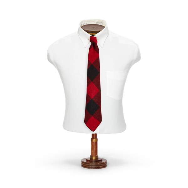Handmade Buffalo Check Tie RRL 1