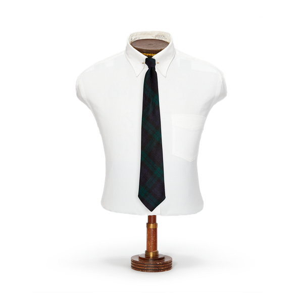 Handmade Black Watch Tie RRL 1