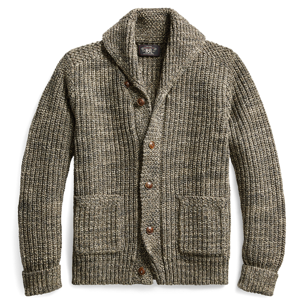 Cotton-Wool Shawl Cardigan RRL 1