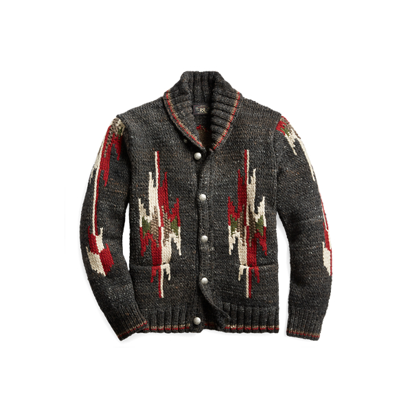 Cardigan laine et soie RRL en 1