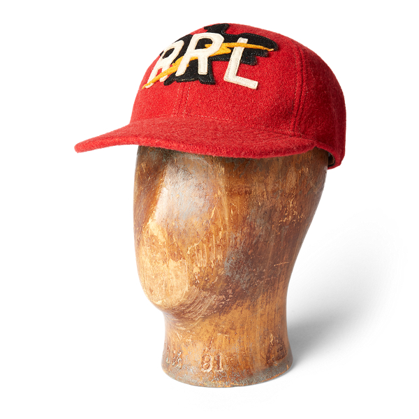 Wool-Blend Fitted Ball Cap RRL 1