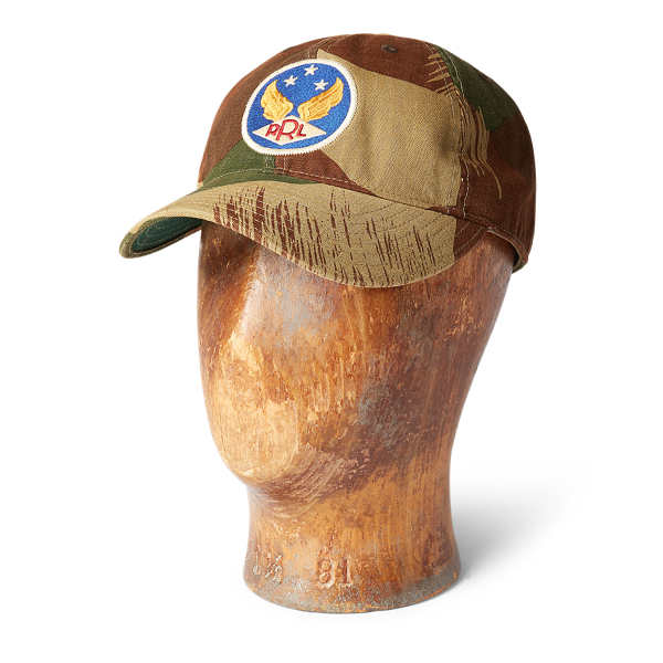 Camo Herringbone Ball Cap RRL 1