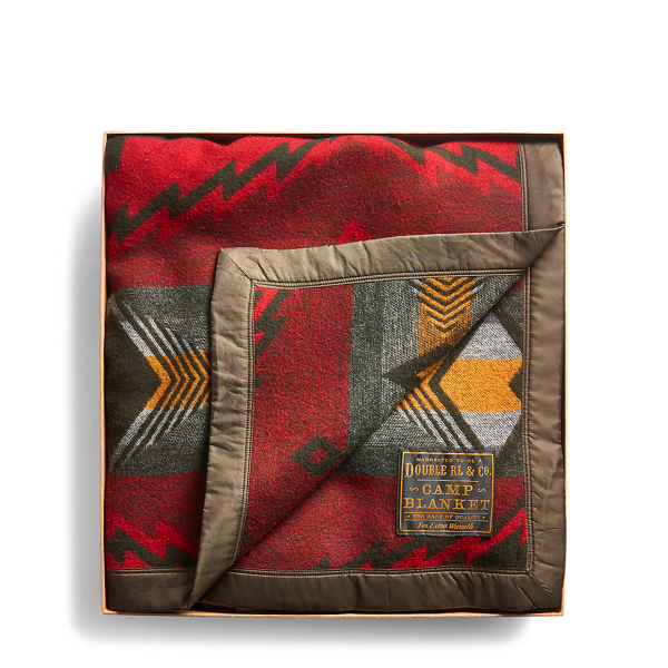 Wool Jacquard Blanket RRL 1