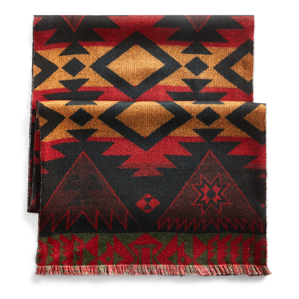 Reversible Wool Scarf RRL 1