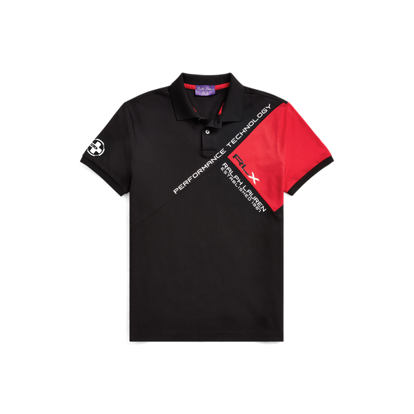 RLX Custom Slim Graphic Polo Purple Label em 1