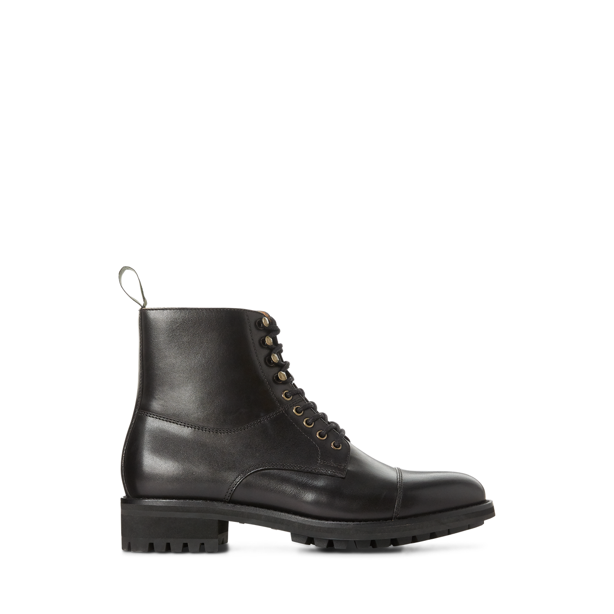 ラルフローレン　ブーツ　ブラック　13　BRYSON　牛革 Bryson Cap-Toe Leather Boot | Ralph Lauren