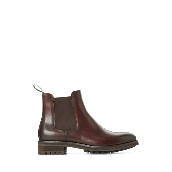 Ranger Tumbled Leather Boot Ralph Lauren