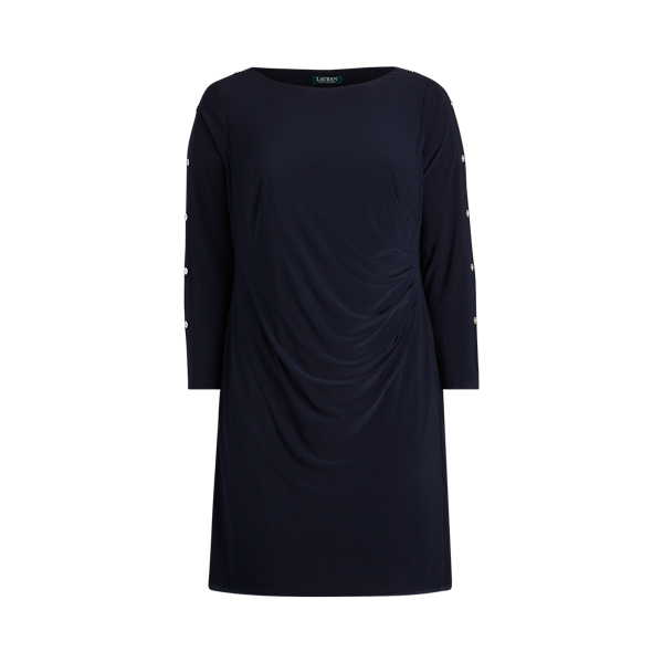 Jersey Long-Sleeve Dress Lauren Woman 1