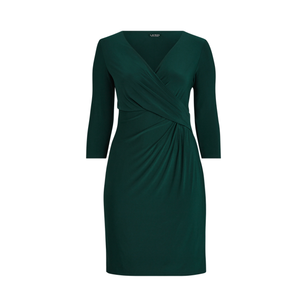 Vestido de estilo cruzado en punto jersey Lauren Woman en 1