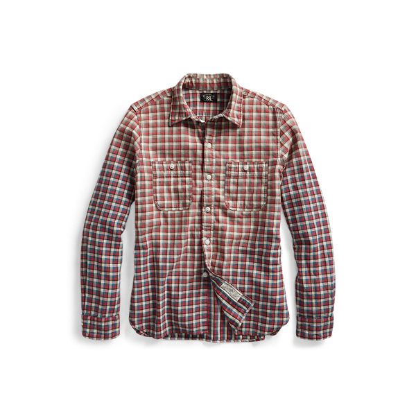 Plaid Cotton Workshirt RRL 1