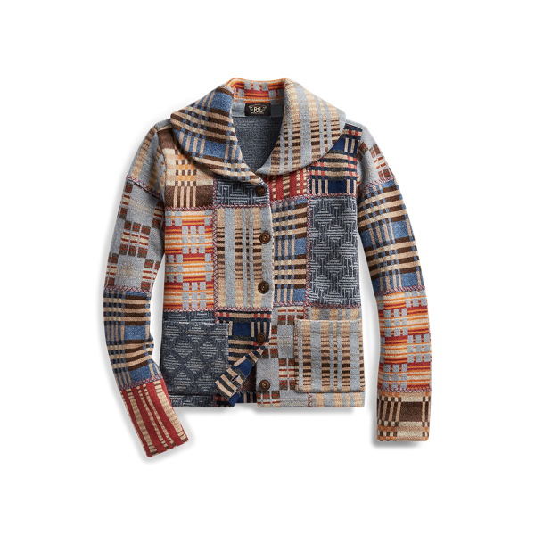 Patchwork Shawl Cardigan RRL 1